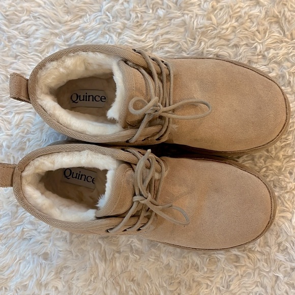 Quince Shearling Chukka Booties - Picture 2 of 4
